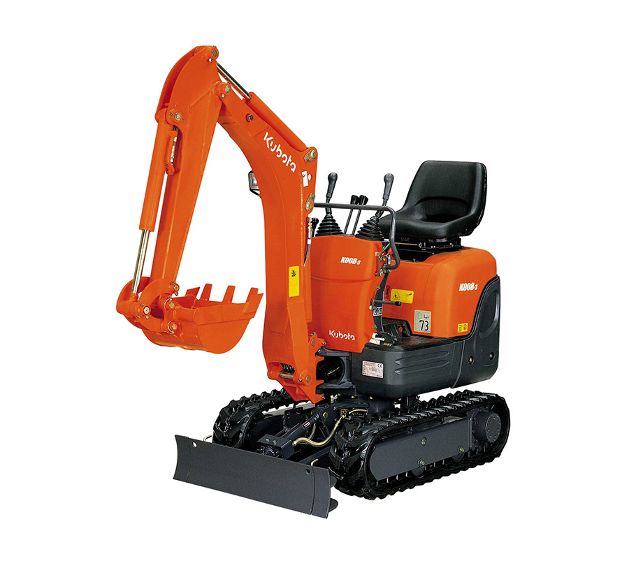 Hire Kubota KX008 3T4 Excavator