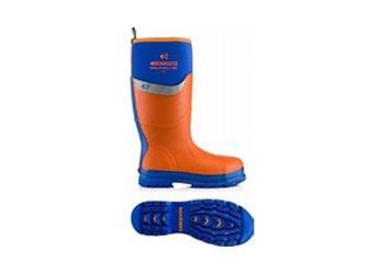 Buckler: Blue/Orange Safety Wellies